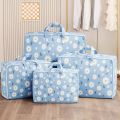 Bedding Daisy quilt bag non-woven thickened storage bag moving bag extra large quilt large capacity with portable. 