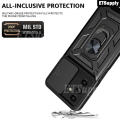 Luxury Armor Ring Case for Samsung Galaxy A15 Phone Case Shockproof Camera Protection Back Cover for Samsung Galaxy A15 Casing. 