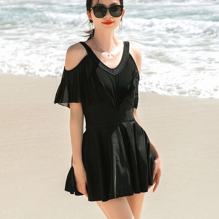 2024 Summer New Suspender Swimsuit Women's Tight Pants One-Piece Swimsuit Indoor Outdoor Swimming