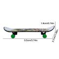 High Quality Finger Skateboard Kids Children Mini Finger Board Fingerboard Alloy Skate Boarding Toys Gift. 