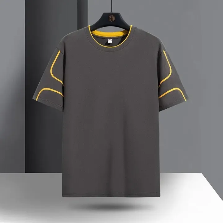 New%20Summer%20Short-Sleeved%20Men's%20Ice%20Silk%20Bottom%20Cold%20Round%20Neck%20Cover%20Breathable%20Quick%20Drying%20Casual%20T-Shirt%20Fashion%20Wear%20-%20Image%202
