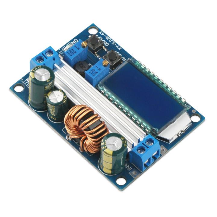 4A Buck-Boost Converter Module LCD Display Solar Panel Power Bank Circuit - 4A Buck-Boost Module with LCD Display for Solar Power Banks
