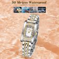 REWARD Simple Watches for Women SEIKO PC21 Fashion Dress Wristwatches for Female Stainless Steel Business Wrist Watches.