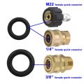 Pressure Washer Rubber O-Rings For 1/4 Inch,3/8 Inch,M22 Quick Connect Coupler,40-Pack.
