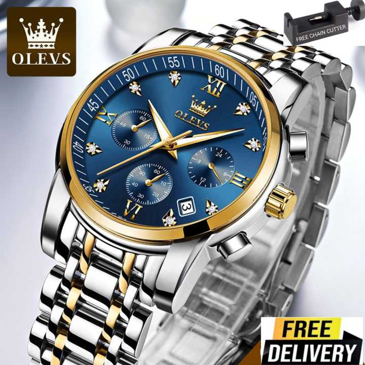 NEW%20OLEVS%202858%20European%20And%20American%20Fashion%20Waterproof%20Luxury%20Men'S%20Quartz%20Watch%C2%A0-%C2%A0Watch%C2%A0For%C2%A0Men%20-%20Image%204