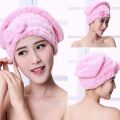 Shower Cap Women Hair Microfibre Quick Drying Bath Spa Bowknot Wrap Towel Hat For room Accessories.