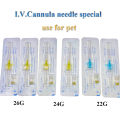 Pet Animals Iv Cannulas With Heparin Cap Introcan Winged Place An Catheter Over Intravenous Indwelling In Vein Tools.