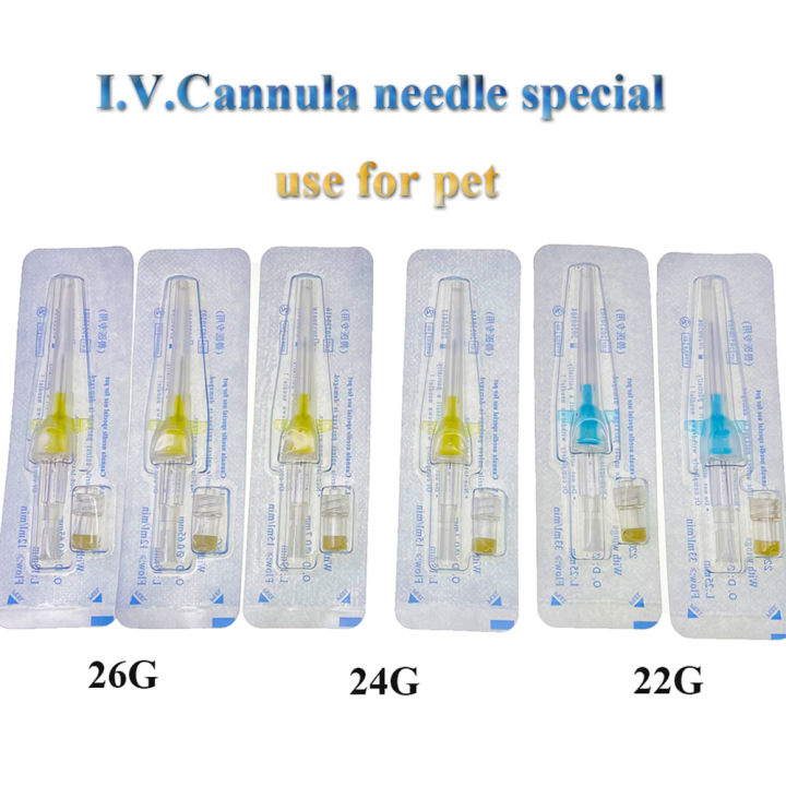 Pet Animals Iv Cannulas With Heparin Cap Introcan Winged Place An Catheter Over Intravenous Indwelling In Vein Tools