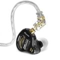 Cca Pla13 Metal Wired Headphone In Ear Monitor Earbuds Earphone Hifi Music Bass Best Sport Orthodynamic Headset With Microphone.