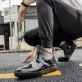 Rain bootsMen's fashion Korean version of trendy water shoes, four seasons rain boots, wear short work shoes, waterproof and non-slip low-top rubber shoes. 