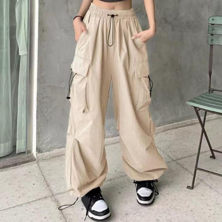 Parachute%20Black%20Pants%20Women%20Streetwear%20Oversize%20Pockets%20Cargo%20Trousers%20Harajuku%20Wide%20Leg%20Baggy%20Sweatpants%20-%20Image%203