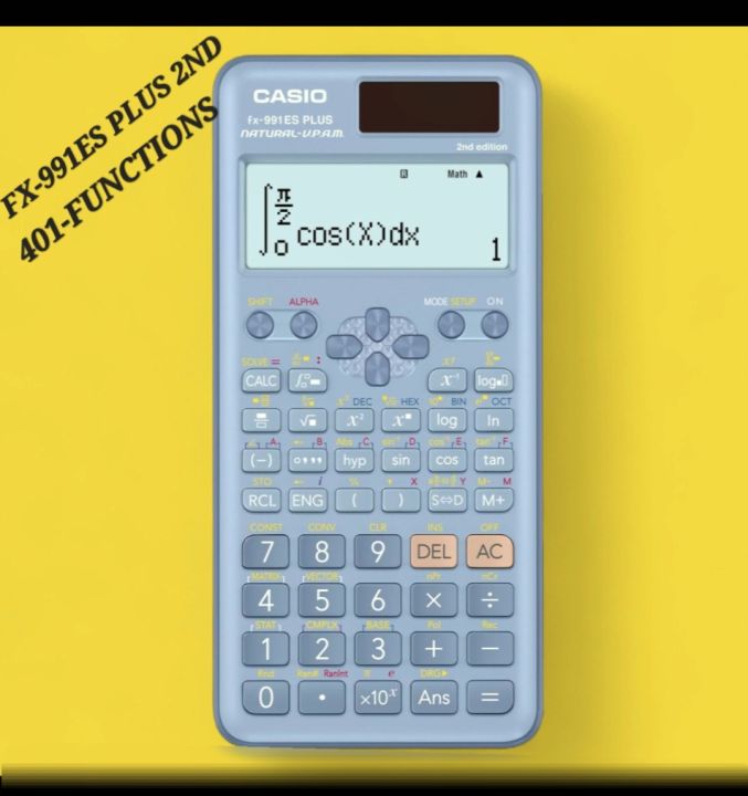 FX-991ES Plus 2nd Blue And Pink Colours 401 Function Scientific Calculator For Students