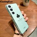For Realme C65 case Shining Maple Leaf Design soft plating Cover For Realme C65 Back cover Phone cases.
