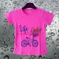 T-shirt Half & Full Sleeve for Girls Baby 100% Cotton T Shirt. 