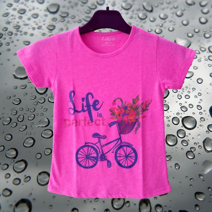 T-shirt Half & Full Sleeve for Girls Baby 100% Cotton T Shirt