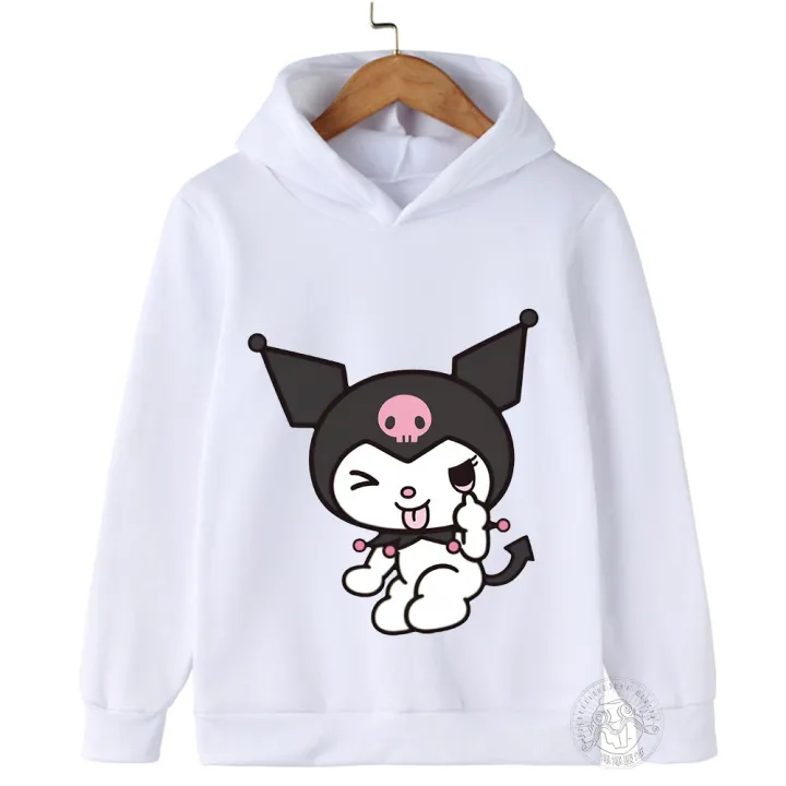 Kawaii%20Kuromi%20Hoodie%20For%20Girls%20Long%20Sleeve%20Sweatshirts%20Children%20Spring%20Autumn%20Sanrio%20Cartoon%20Kids%20Casual%20Hooded%20Pullover%20Tops%20-%20Image%202