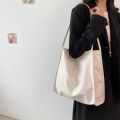 2022 New Large Capacity Simple Pure Color Soft Tote Bags Leisure Korean Style Daily Students Bags Handbag Women's Leather Bags. 