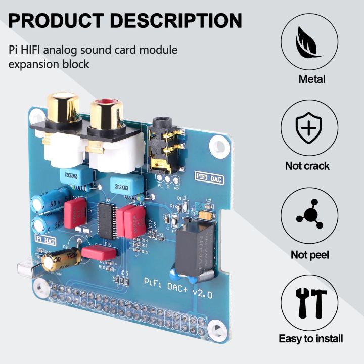 PIFI%20Digi%20DAC+%20HIFI%20DAC%20Audio%20Sound%20Card%20Module%20I2S%20interface%20for%20Raspberry%20pi%203%202%20Model%20B%20B+%20Digital%20Audio%20Card%20Pinboard%20V2.0%20Board%20SC08%20-%20Image%203