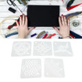 Sewing Template Quilting Template Semi Transparent Wide Application 23PCS Set Abrasion Resistant for Home Decoration. 