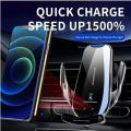 G10 Rapid 25W Wireless Fast Charger Car Wireless Chargers Mobile Phone Holder Magnetic Bracket Colorful Light Navigation Support. 