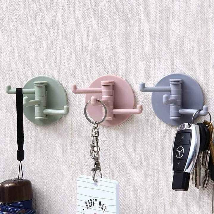 Multifunctional%20bathroom%20wall%20shelf%20free%20punching%20seamless%20trace%20rack%20rotating%20hook%20strong%203%20branch%20rotating%20sticky%20hook%20-%20Image%205