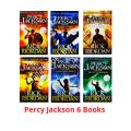 Percy Jackson by Rick Riordan  ( 6 Books Set ) White Print. 