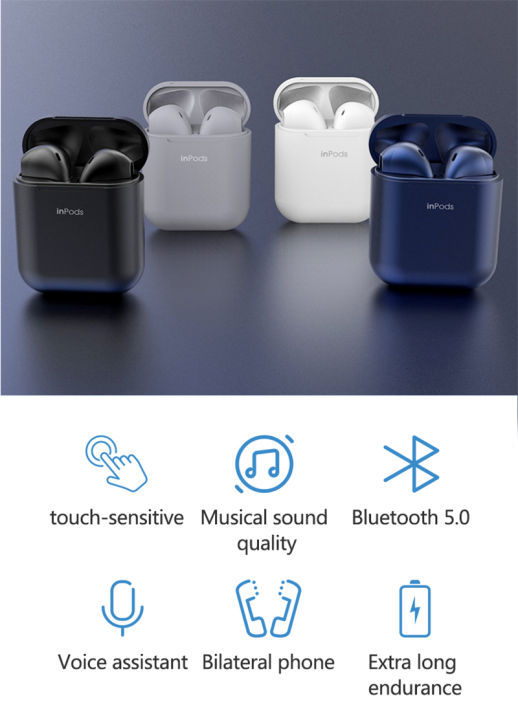 Macaron%20inPods%2012%20Bluetooth%20Earphone%205.0%20Wireless%20Headphones%20inPods%2012%20Sports%20Headset%20with%20mic%20-%20Image%204