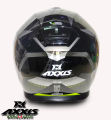 Full Face Axxis Eagle Gecko SV  Shield B2 Glossy Grey. 