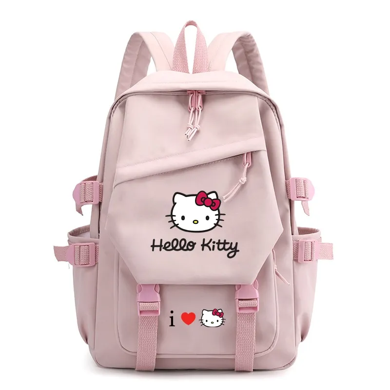 hello kitty campus backpack Pink Western All-over Print This is the perfect backpack for any Hello Kitty fan Mochila Hello Kitty College Xeryus