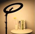 12 Inch LED Ring Light with Adjustable Stand & Phone Holder for Live Streaming, Video Recording, Photography, and Makeup Tutorials.