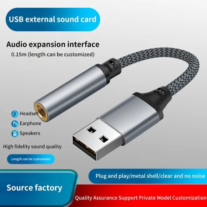 Asbter USB Carte Son Externe Adaptateur USB Carte Audio 3D Stéréo Jack 3.5mm Écouteur Micphone Carte Pour Ordinateur Portable PC Ord - Complément Optique Photo Et Vidéo | Cadeaux Noël Fnac Belgique