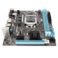 Desktop Motherboard H61 6 USB2.0 DDR3 M.2 NVMe NGFF 100Mbps LAN Micro ATX Motherboard for LGA1155 Socket I3 I5 I7. 