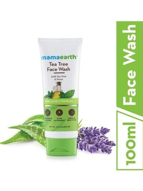 Mamearth Tea Tree Natural for Acne & Pimples Wash 100 ml (India)