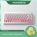 Akko MONSGEEK M1W HE-SP Mechanical Keyboard with Magnetic Switch 75% RGB Aluminum CNC Wireless Gaming Keyboard Gasket-Mount.