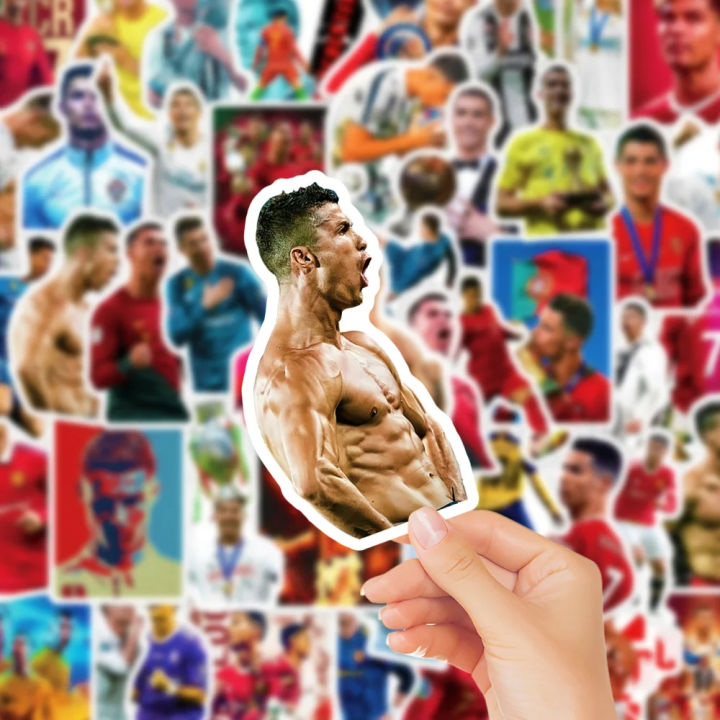 50Pcs%20Set%20Cristiano%20Ronaldo%20Pattern%20Stickers%20PVC%20Luggage%20Laptop%20Guitar%20Decals%20Collection%20Gift%20Wall%20Decoration%20-%20Image%203