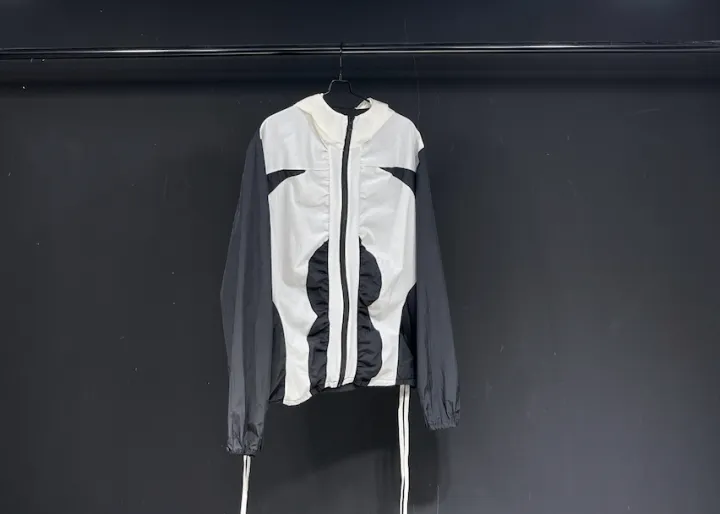 2024%20Summer%20Black%20White%20Contrast%20Color%20Hooded%20Zipper%20Chic%20Coats%20Sun%20Protection%20Casual%20Long%20Sleeve%20Jacket%20Thin%20Design%20Hoodies%20Top%20-%20Image%202