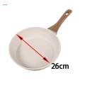 Frying Pan Kitchen Tool Cooking Saucepan for Household Camping Outdoors 26cm diameter. 