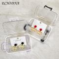 ECHIDNA Suitcase Box Space Saving Travel Jewelry Miniature Luggage.