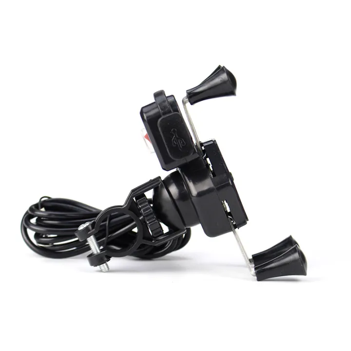 Motorcycle%20Mobile%20Phone%20Holder%20with%20USB%20Charging%20X%20Type%20Automatic%20Locking%202.1A%20Mobile%20Phone%20Navigation%20Stand%20Car%20Charger%20-%20Image%204