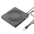 6 In1 External CD/DVD Drive USB3.0 Type C CD DVD RW VCD Optical Drive with SD TF Card Reader DVD Burner for PC Laptop 1 PCS. 