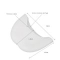 1/2/5Pairs Toe Protector SEBS Gel Pointe Toe Cap Cover Forefoot Pad Half Size Protective Cover for Ballet Shoes Foot Care Tools.