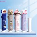 FOFANCY 1set Cute Cartoon Push-pull Design Erasers Student Kid Pencil Eraser Replaceable Rubber Core Kawaii Stationery for School Office HOT.