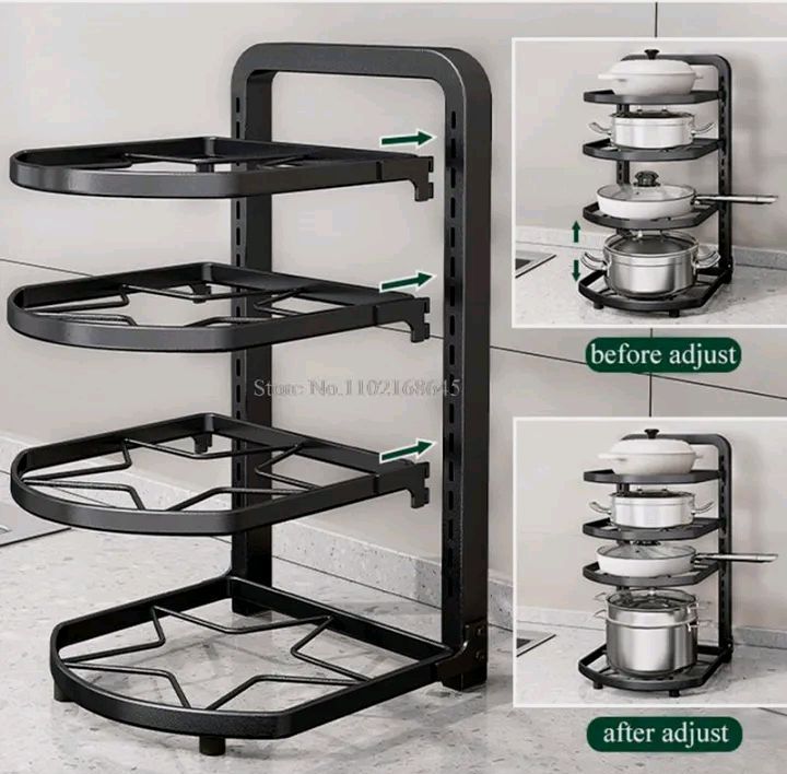 Kitchen%20Organization%20And%20Storage%20Pot%20Rack%20For%20Kitchen%20Organizer%20Adjustable%20Pots%20Shelves%20Countertop%20Under%20Sink%20Dishes%20-%20Image%202