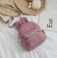 New Korean Cute Plush Rabbit Backpacks Kids Kawaii Backpacks Girls Mini Bags Backpack for Kids Children School Bag. 