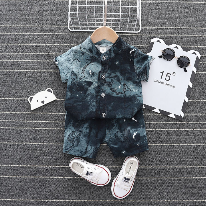 0-5%20years%20old%20baby%20boys%20shirt%20clothes%20suits%20comfortable%20breathable%20kids%20girls%20short-sleeved%20shirt%20+%20shorts%20sets%20-%20Image%202