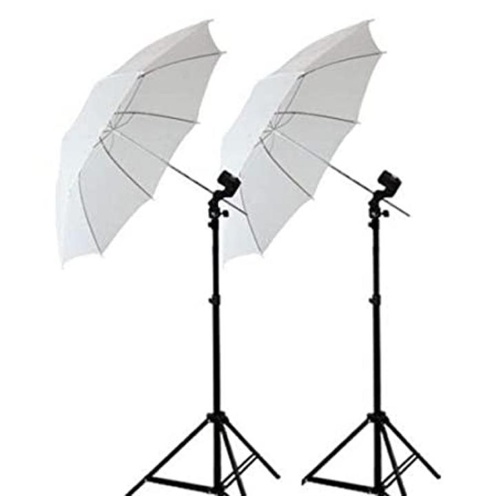 Single Studio Light Holder, Umbrella, and Light Stand Kit