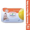 Neocare Baby Wipes – 120 Pcs Bulk Pack | Gentle Water Wipes for Newborn Sensitive Skin.