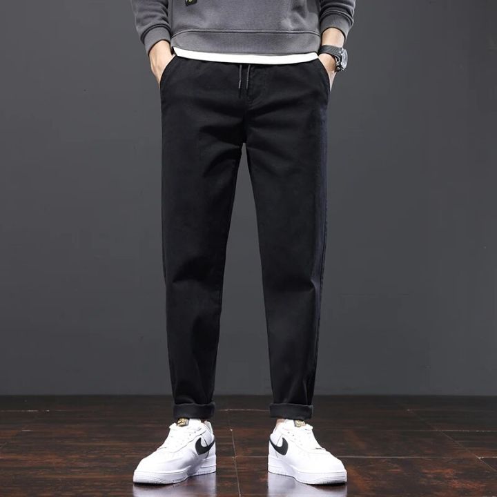 Mens%20Pants%20Cotton%20Casual%20Stretch%20male%20trousers%20man%20long%20Straight%20High%20Quality%204%20colors%20Plus%20size%20pant%20suit%2042%2044%2046%20CY9112%20-%20Image%203