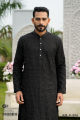 Rig Master Black Premium cotton Panjabi for Men.