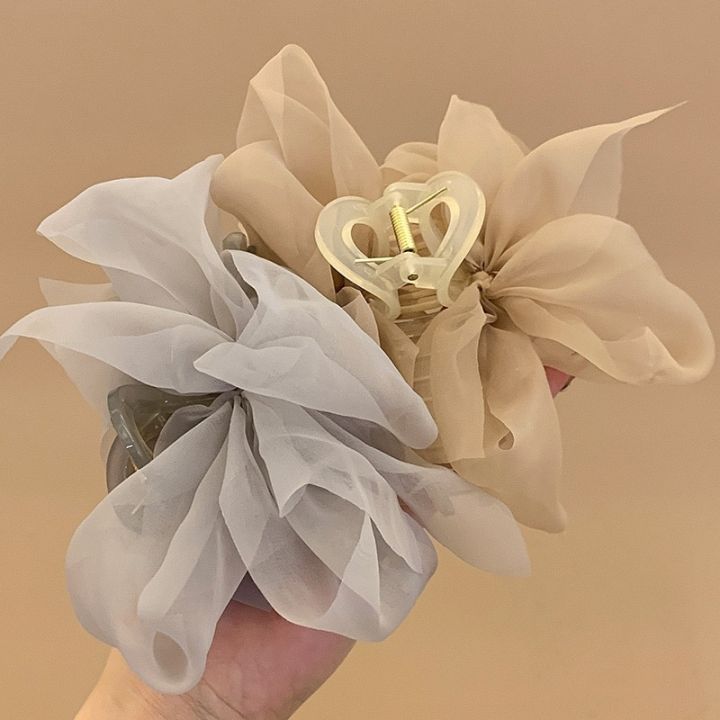 New%20Sweet%20Mesh%20Tulle%20Bow%20Hair%20Clips%20Solid%20Color%20Bowknot%20Hair%20Clips%20For%20Women%20Girls%20Barrettes%20Claw%20Clip%20Kids%20Hair%20Accessories%20-%20Image%204